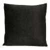 Stratton Home Decor Velvet Decorative Pillow Black