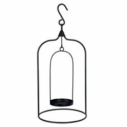 Stratton Home Decor Farmhouse Matte Black Hanging Candle Holder -Stratton Home Decor shop unnamed file 1797