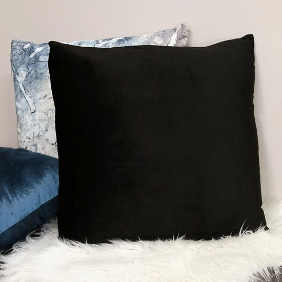 Stratton Home Decor Velvet Decorative Pillow Black 3 Stratton Home Decor Velvet Decorative Pillow Black - Image 3