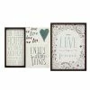 Stratton Home Decor Love Sentiments Wall Art 5-piece Set