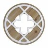 Stratton Home Decor Farmhouse Two Tone Round Medallion Wall Decor