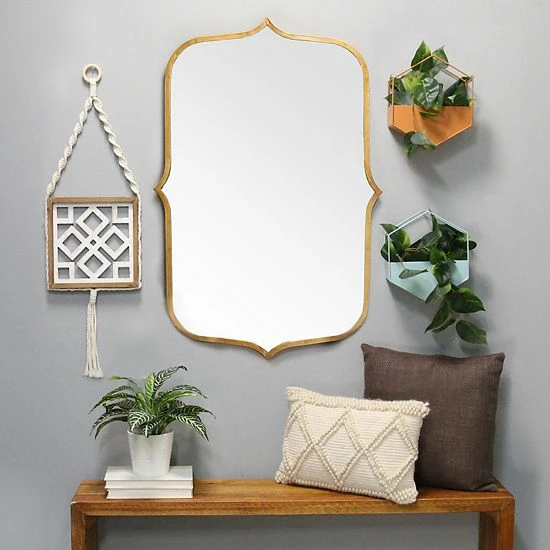 Stratton Home Decor Orange Metal Wall Planter 2 Stratton Home Decor Orange Metal Wall Planter - Image 2