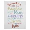Stratton Home Decor Over The Rainbow Wall Art