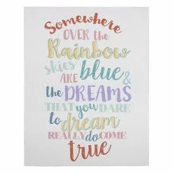 Stratton Home Decor Over The Rainbow Wall Art