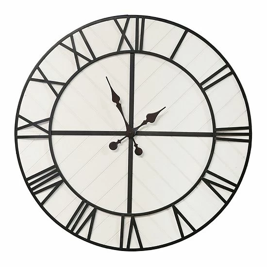 Stratton Home Decor Henry Wall Clock 1 Stratton Home Decor Henry Wall Clock