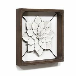 Stratton Home Decor White Flower Wall Decor -Stratton Home Decor shop unnamed file 1851