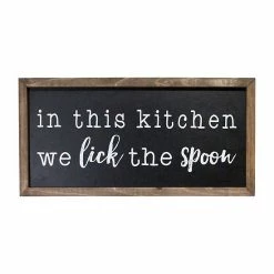Stratton Home Decor In This Kitchen We Lick The Spoon Wood Wall Art