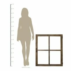 Stratton Home Decor Wood Windowpane Wall Decor -Stratton Home Decor shop unnamed file 1894