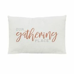 Stratton Home Decor Our Gathering Place Oblong Throw Pillow