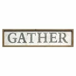 Stratton Home Decor "Gather" Farmhouse Wall Decor