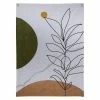 Stratton Home Decor Terracotta Minimal Line Tapestry Wall Decor