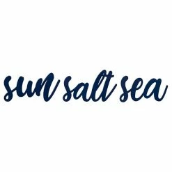 Stratton Home Decor shop 7 Stratton Home Decor Coastal Blue Sun Salt Sea Script Wall Decor