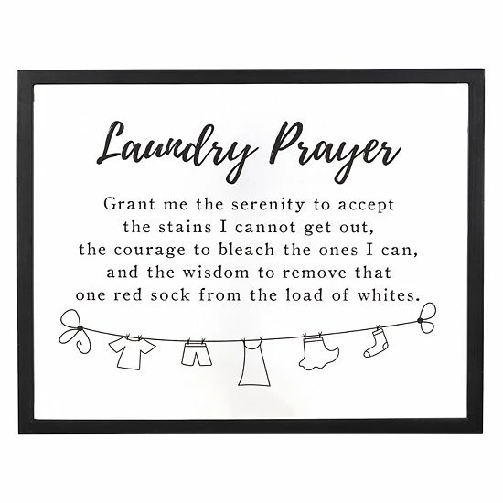 Stratton Home Decor Laundry Prayer Wall Art 1 Stratton Home Decor Laundry Prayer Wall Art
