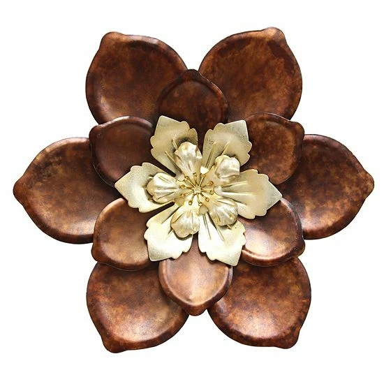 Stratton Home Decor Whimsical Flower Metal Wall Decor 2 Stratton Home Decor Whimsical Flower Metal Wall Decor - Image 2