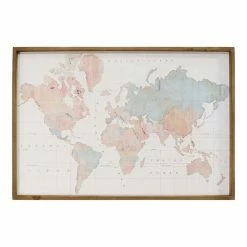 Stratton Home Decor shop 33 Stratton Home Decor Watercolor World Map Print Wall Art