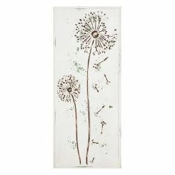 Stratton Home Decor shop 9 Stratton Home Decor Dandelion Metal Panel Wall Decor