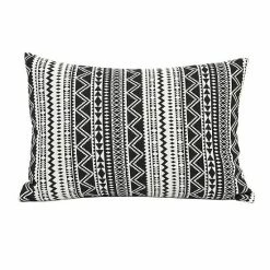 Stratton Home Decor Tribal Stripe Lumbar Pillow