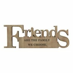 Stratton Home Decor Friends Are The Family Wood Wall Decor