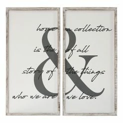Stratton Home Decor 2 Piece Home Is The Story Wall Art