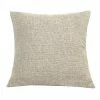 Stratton Home Decor Tweed Throw Pillow Beige