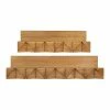 Stratton Home Decor Bohemian Textured Floating Wall Shelf 2-piece Set