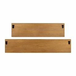 Stratton Home Decor Bohemian Textured Floating Wall Shelf 2-piece Set -Stratton Home Decor shop unnamed file 278