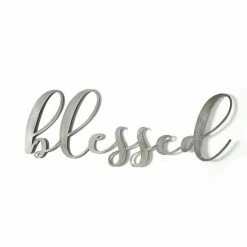 Stratton Home Decor Blessed Metal Wall Decor