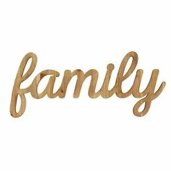 Stratton Home Decor "Family" Farmhouse Wall Decor
