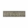 Stratton Home Decor "Blessed" Rustic Wall Decor