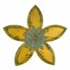 Stratton Home Decor Yellow Antique Flower Wall Decor