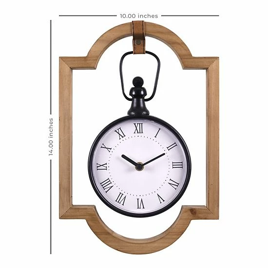 Stratton Home Decor Farmhouse Liam Wall Clock 6 Stratton Home Decor Farmhouse Liam Wall Clock - Image 6