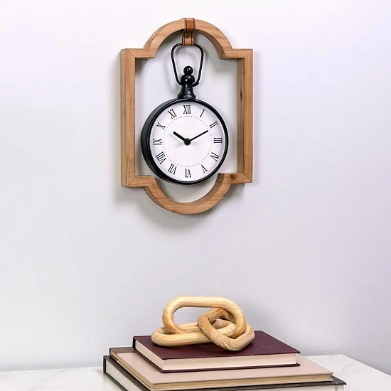 Stratton Home Decor Farmhouse Liam Wall Clock 7 Stratton Home Decor Farmhouse Liam Wall Clock - Image 7