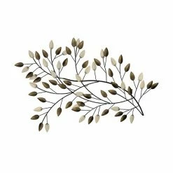 Stratton Home Decor Blowing Leaves Metal Wall Art