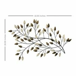 Stratton Home Decor Blowing Leaves Metal Wall Art -Stratton Home Decor shop unnamed file 394