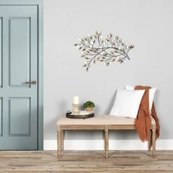 Stratton Home Decor Blowing Leaves Metal Wall Art -Stratton Home Decor shop unnamed file 396