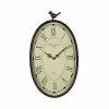 Stratton Home Decor Antique Oval Wall Clock