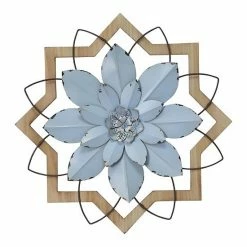 Stratton Home Decor Distressed Flower Wall Decor