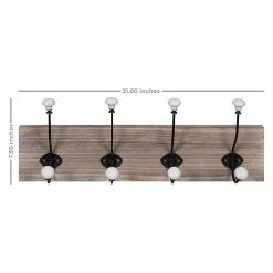 Stratton Home Decor Farmhouse 4-Hook Wall Decor -Stratton Home Decor shop unnamed file 426
