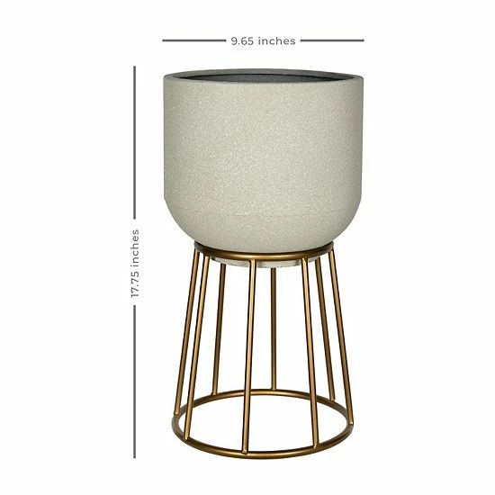 Stratton Home Decor Soho Metal Plant Stand 4 Stratton Home Decor Soho Metal Plant Stand - Image 4