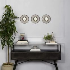 Stratton Home Decor Sunburst Round Wall Mirror 3-piece Set -Stratton Home Decor shop unnamed file 476