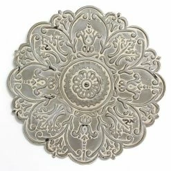 Stratton Home Decor Small Distressed Medallion Wall Decor