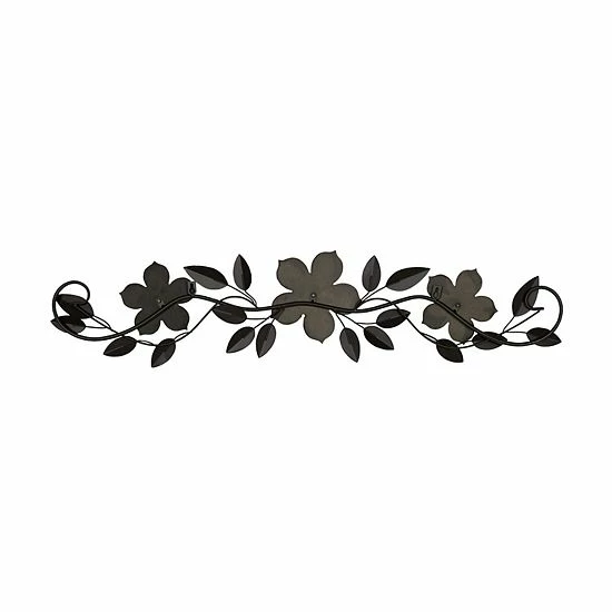 Stratton Home Decor Floral Metal & Wood Wall Decor 4 Stratton Home Decor Floral Metal & Wood Wall Decor - Image 4