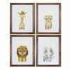 Stratton Home Decor Safari Animals Wall Art 4-piece Set