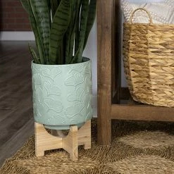 Stratton Home Decor Boho Matte Green Metal And Wood Plant Stand 6 Stratton Home Decor Boho Matte Green Metal And Wood Plant Stand -Stratton Home Decor shop unnamed file 522