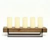 Stratton Home Decor Rustic 5-Opening Candleholder Table Decor