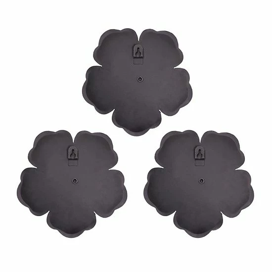 Stratton Home Decor Farmhouse Rustic Flower Wall Decor 3-piece Set 4 Stratton Home Decor Farmhouse Rustic Flower Wall Decor 3-piece Set - Image 4