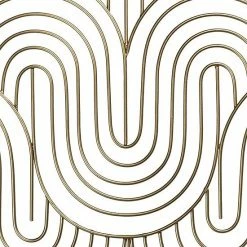 Stratton Home Decor Gold Finish Waves Wall Decor -Stratton Home Decor shop unnamed file 563