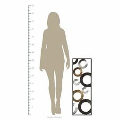 Stratton Home Decor Metallic Geometric Panel Wall Art -Stratton Home Decor shop unnamed file 57