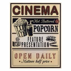 Stratton Home Decor Vintage Inspired Cinema Wall Art