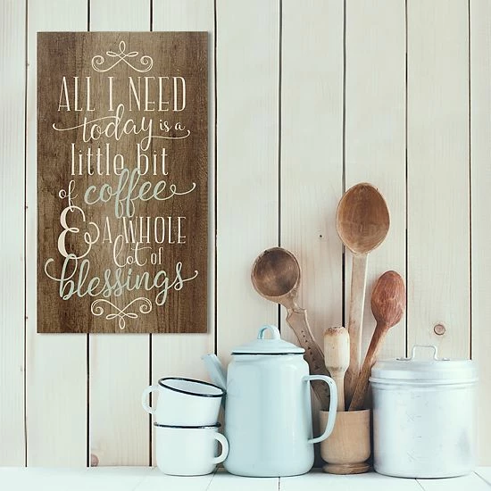 Stratton Home Decor ''Coffee And Blessings'' Wall Art 2 Stratton Home Decor ''Coffee And Blessings'' Wall Art - Image 2